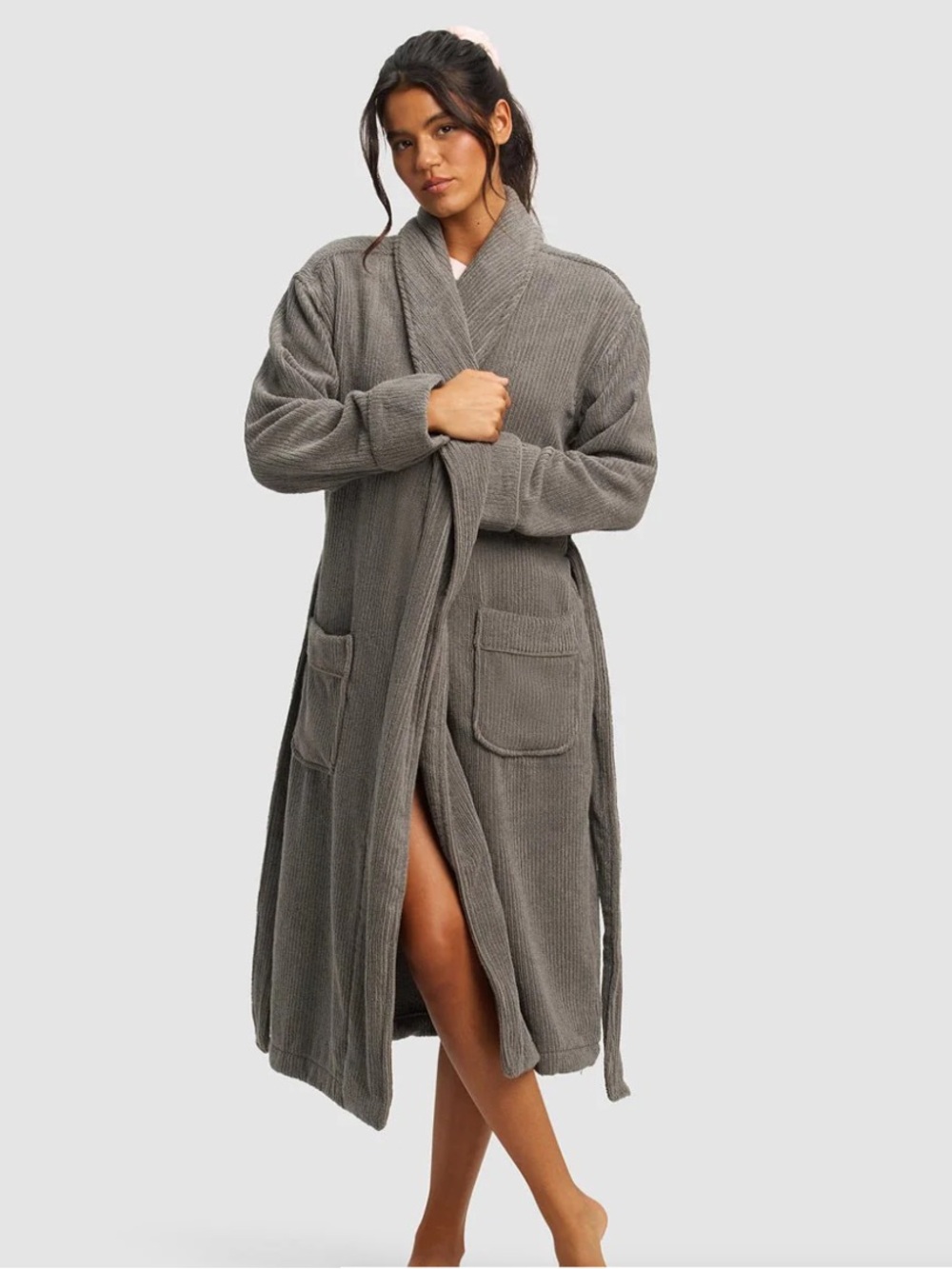 Ribbed Terry Bath Robe - Not in Stock Online